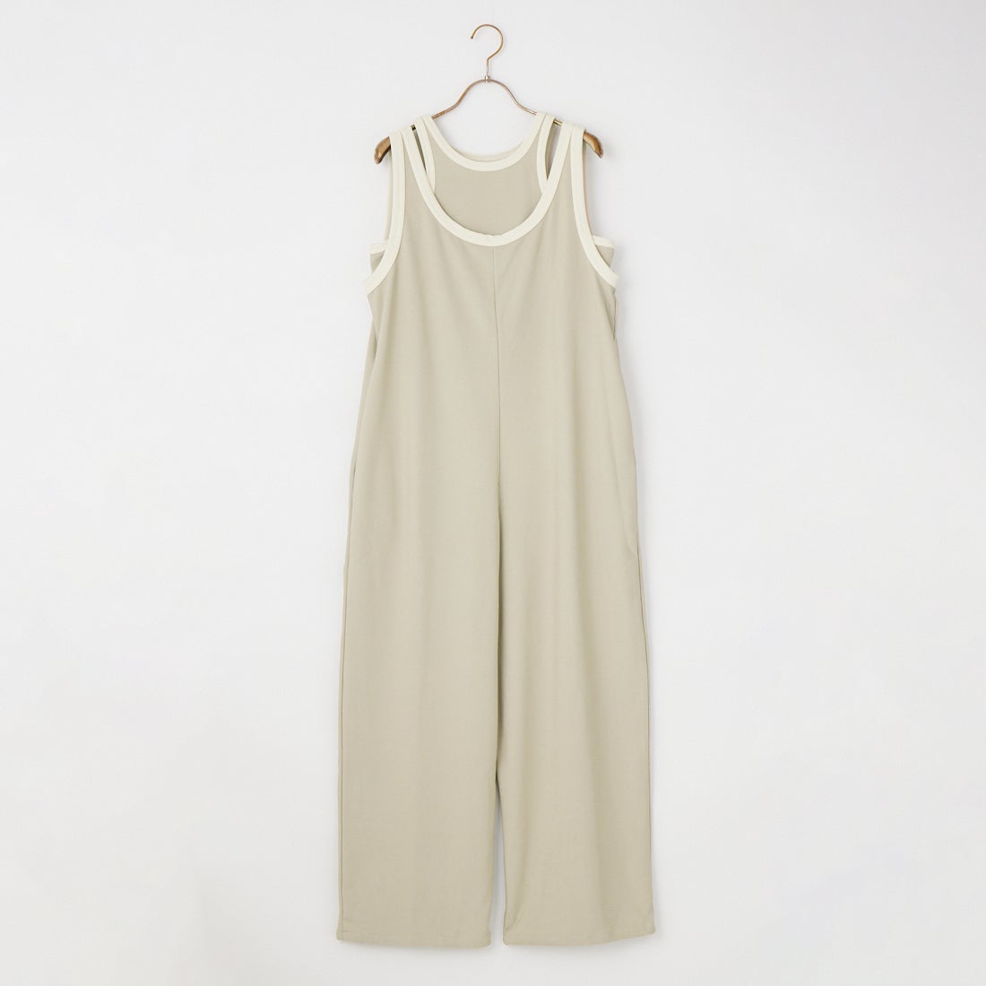 Maison de L'allure [メゾン ドゥ ラリュール] マルチWAYバイカラーロンパース [M26312019] 38 S.GR/CR