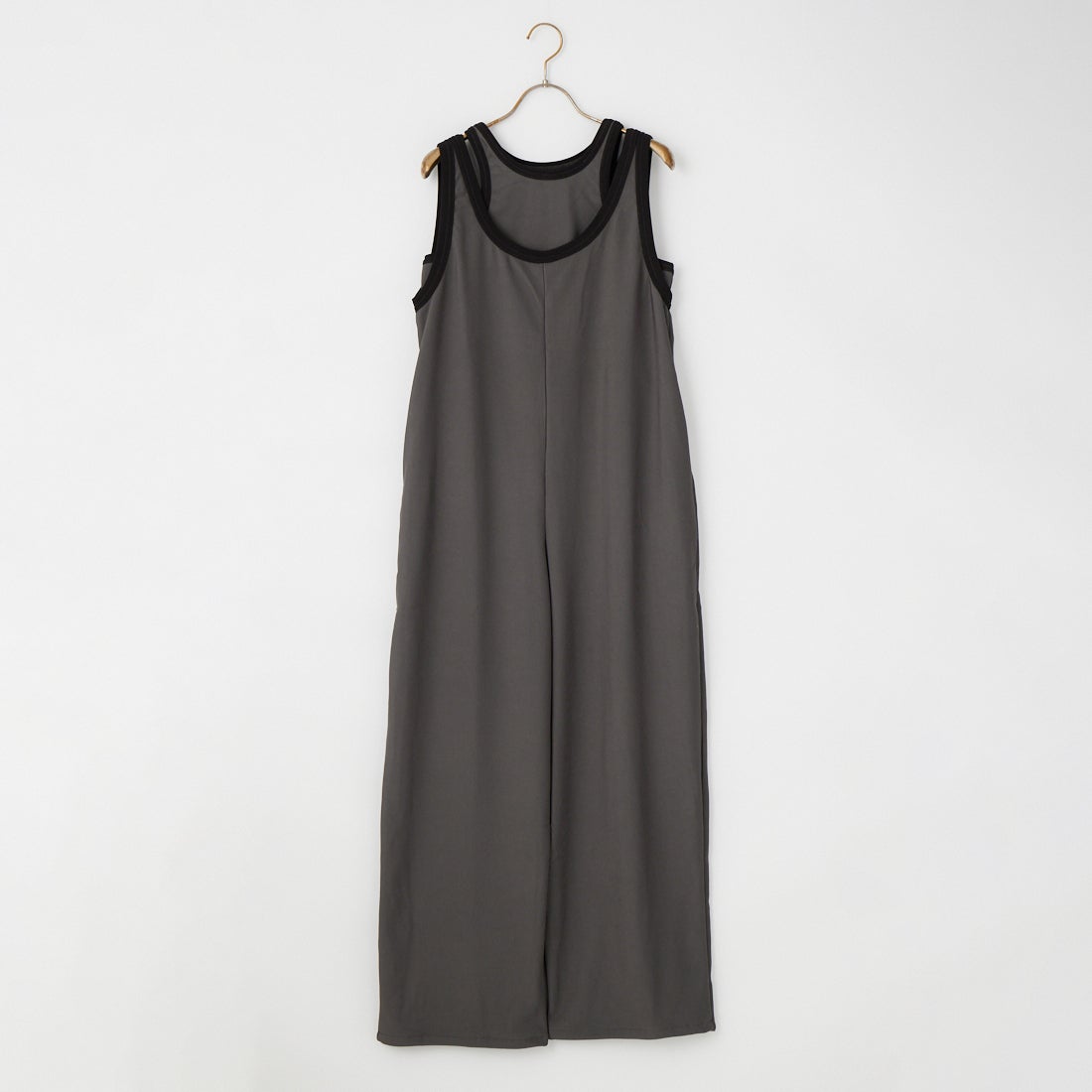 Maison de L'allure [メゾン ドゥ ラリュール] マルチWAYバイカラーロンパース [M26312019] 08 CCL/BLK