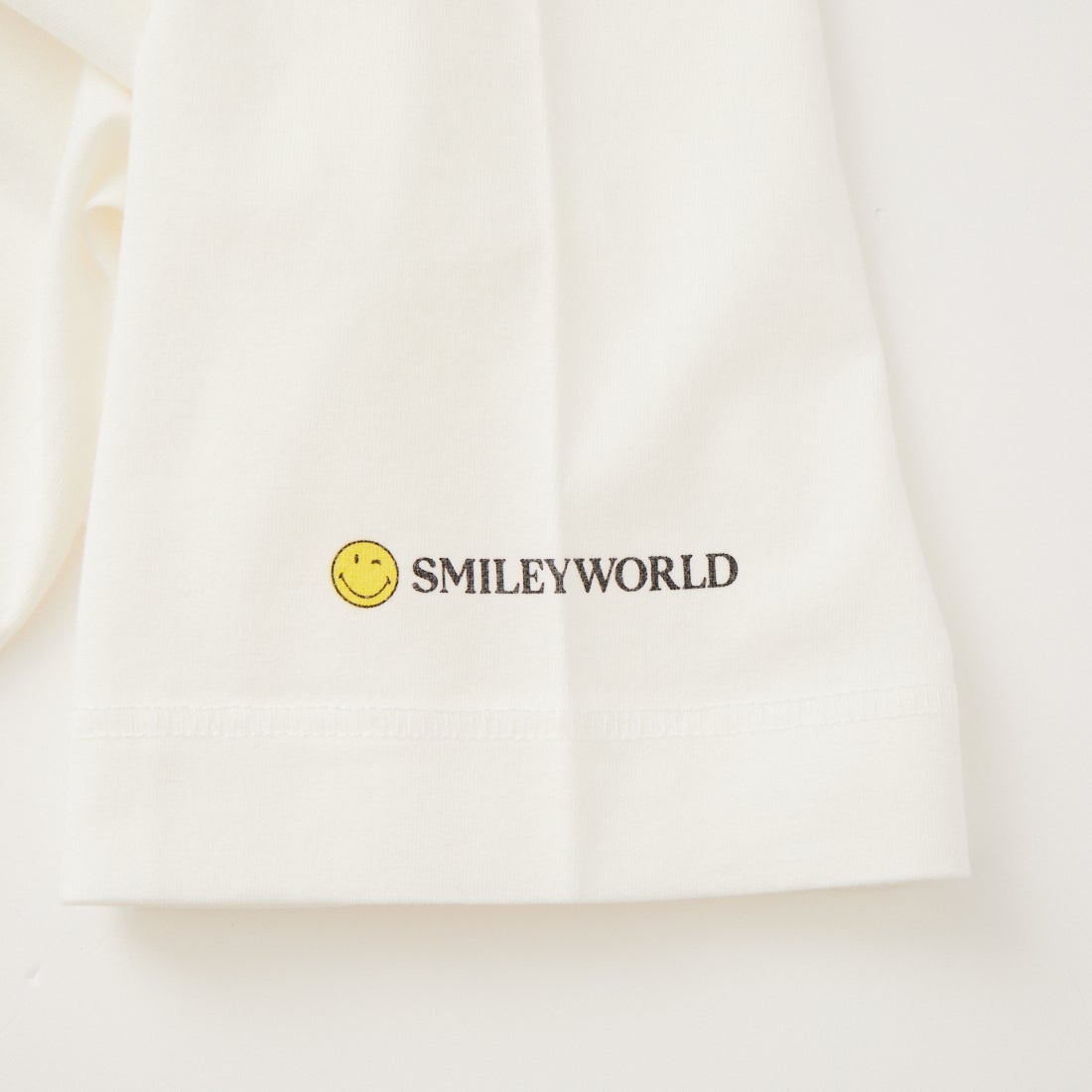 Health knit [ヘルスニット] ショートスリーブ スマイリープリントTシャツ [HR26S-M205] 01 WHITE