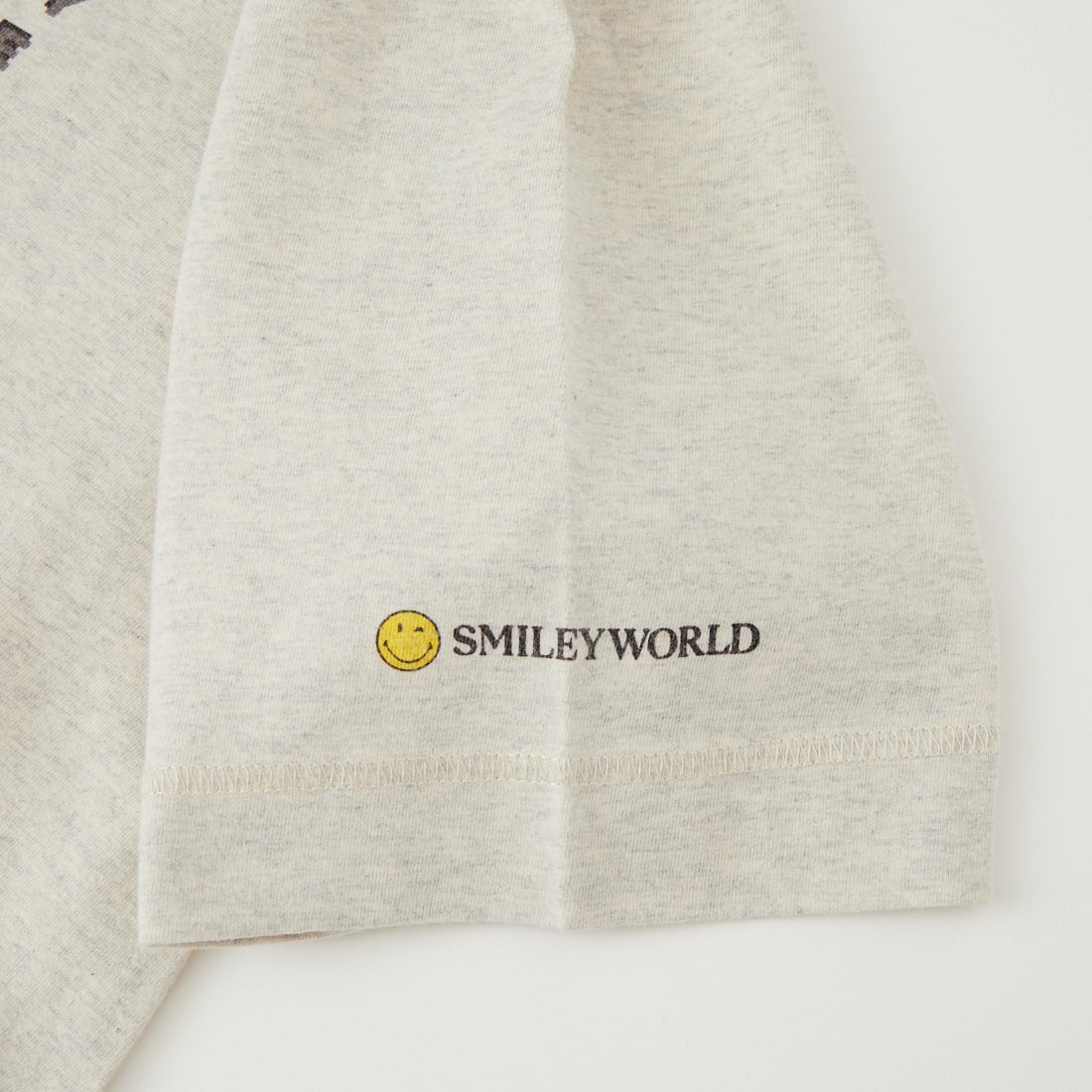 Health knit [ヘルスニット] ショートスリーブ スマイリープリントTシャツ [HR26S-M206] 78 OATMEAL