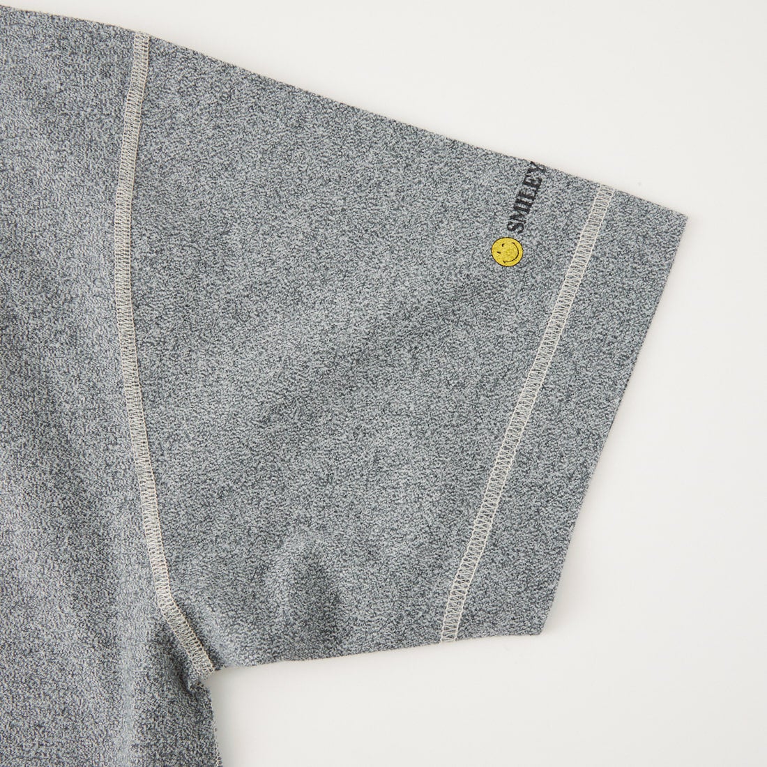 Health knit [ヘルスニット] ショートスリーブ スマイリープリントTシャツ [HR26S-M207] 80 H.GRAY