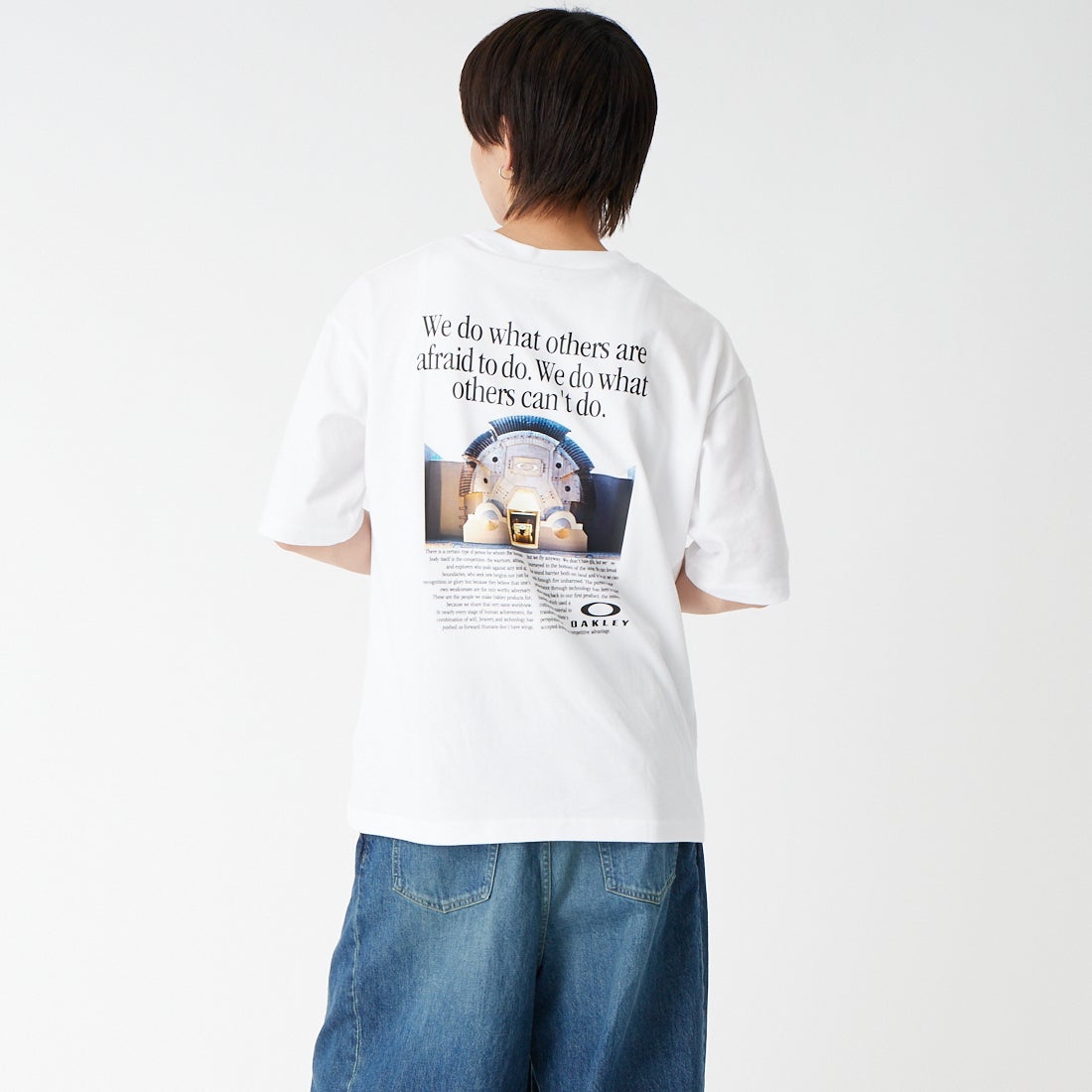 100 WHITE&&モデル身長：177cm 着用サイズ：S&&
