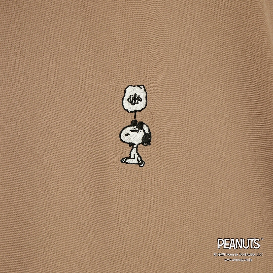 TRIPPY MIKIO ART [トリッピーミキオアート] SNOOPY ABBEY ROAD ショートスリーブシャツ [TR-100] BROWN