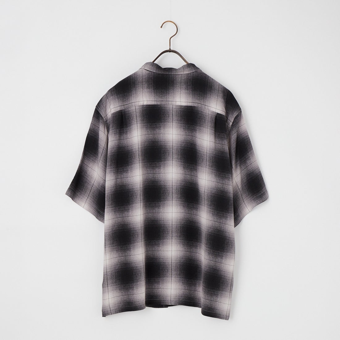 DAN RIVER [ダンリバー] 別注 レーヨンボックスショートスリーブシャツ [DR26S002-JF] OMBRE CHK