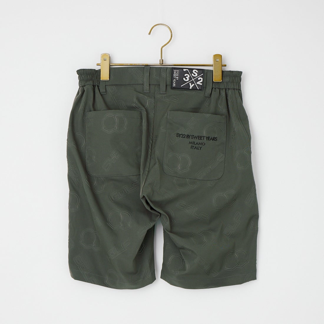 SY32 GOLF [エスワイサーティトゥ ゴルフ] バックエンボスショーツ [SYG-26S1-44] C.GRAY