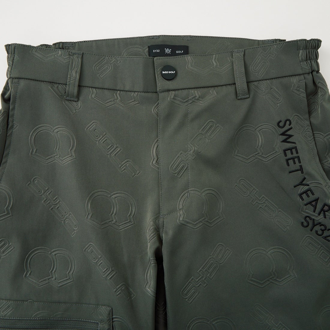 SY32 GOLF [エスワイサーティトゥ ゴルフ] バックエンボスショーツ [SYG-26S1-44] C.GRAY