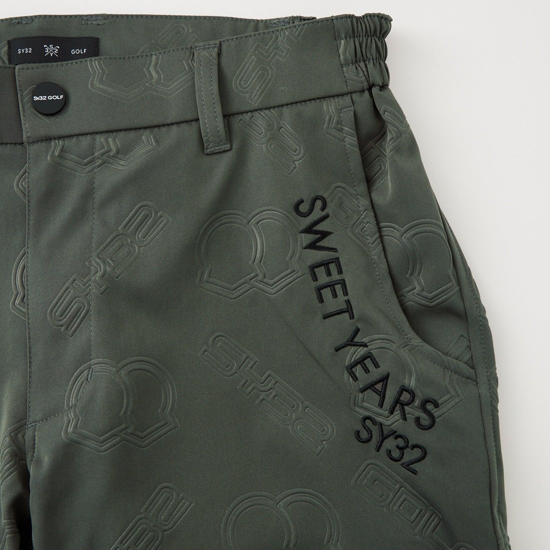 SY32 GOLF [エスワイサーティトゥ ゴルフ] バックエンボスショーツ [SYG-26S1-44] C.GRAY