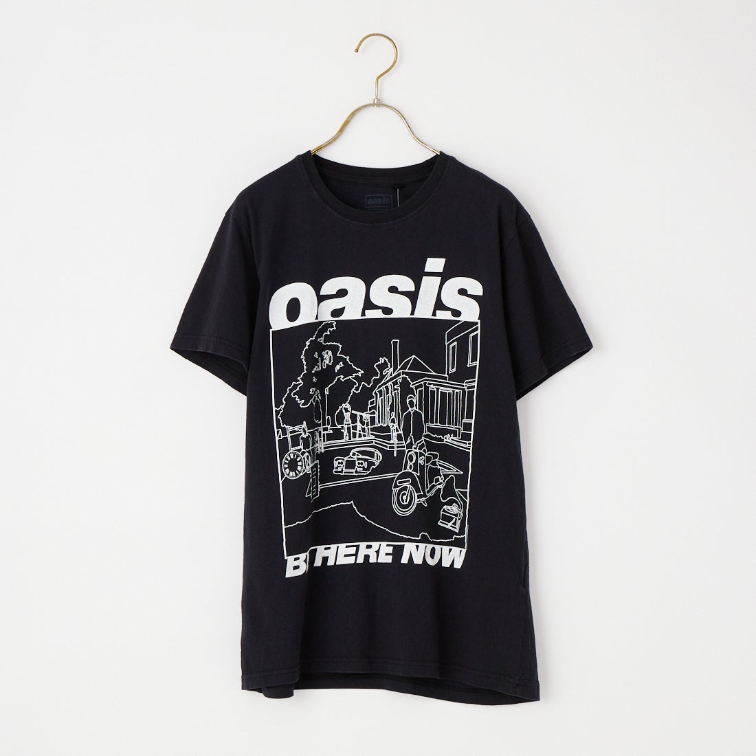 THRIFTY LOOK [スリフティールック] Oasis プリントTシャツ [TL25S044] BLACK