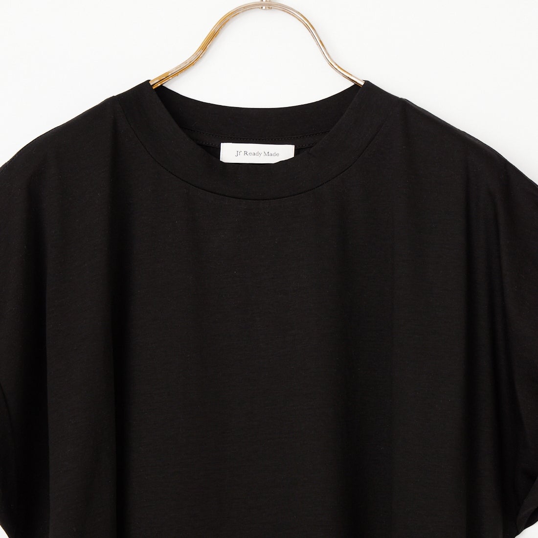 Jf Ready Made [ジェイエフレディメイド] シルケット天竺ノースリーブカットソー [3201112] 801 ﾌﾞﾗｯｸ