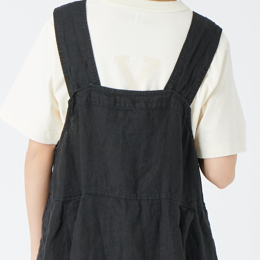 tumugu: [ツムグ] マルチWAYジャンスカ [TB26132] 99 BLACK &&モデル身長：162cm 着用サイズ：F&&