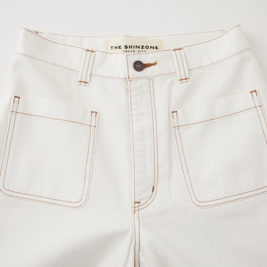 THE SHINZONE [ザ シンゾーン] マリンデニムパンツ [26MMSPA02] 01 WHITE