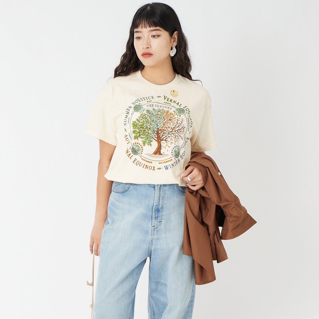NATURAL&&モデル身長：162cm 着用サイズ：M&&