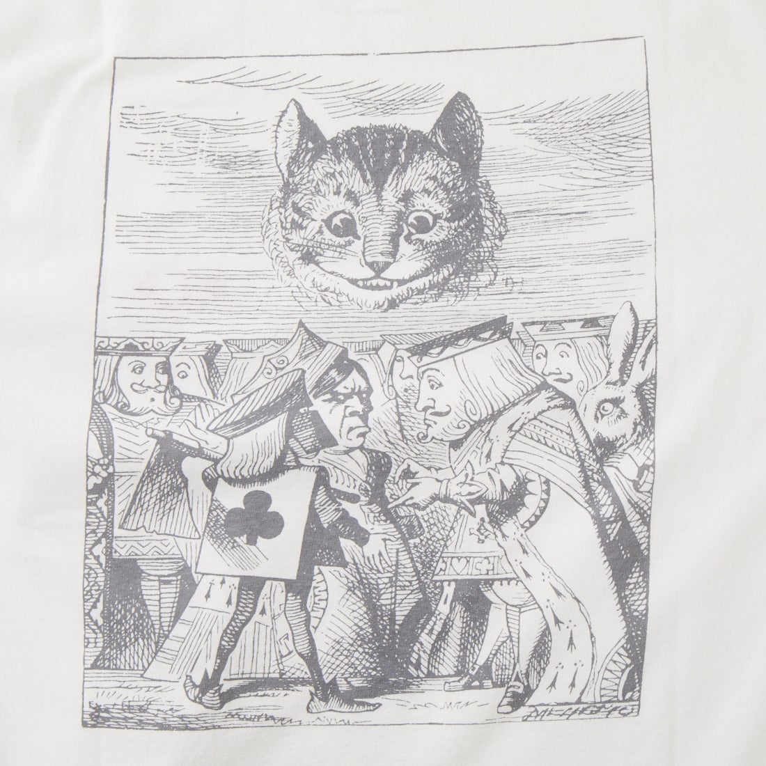JERZEES [ジャージーズ] チェシャ猫 ショートスリーブTシャツ [JZ26S007] WHITE
