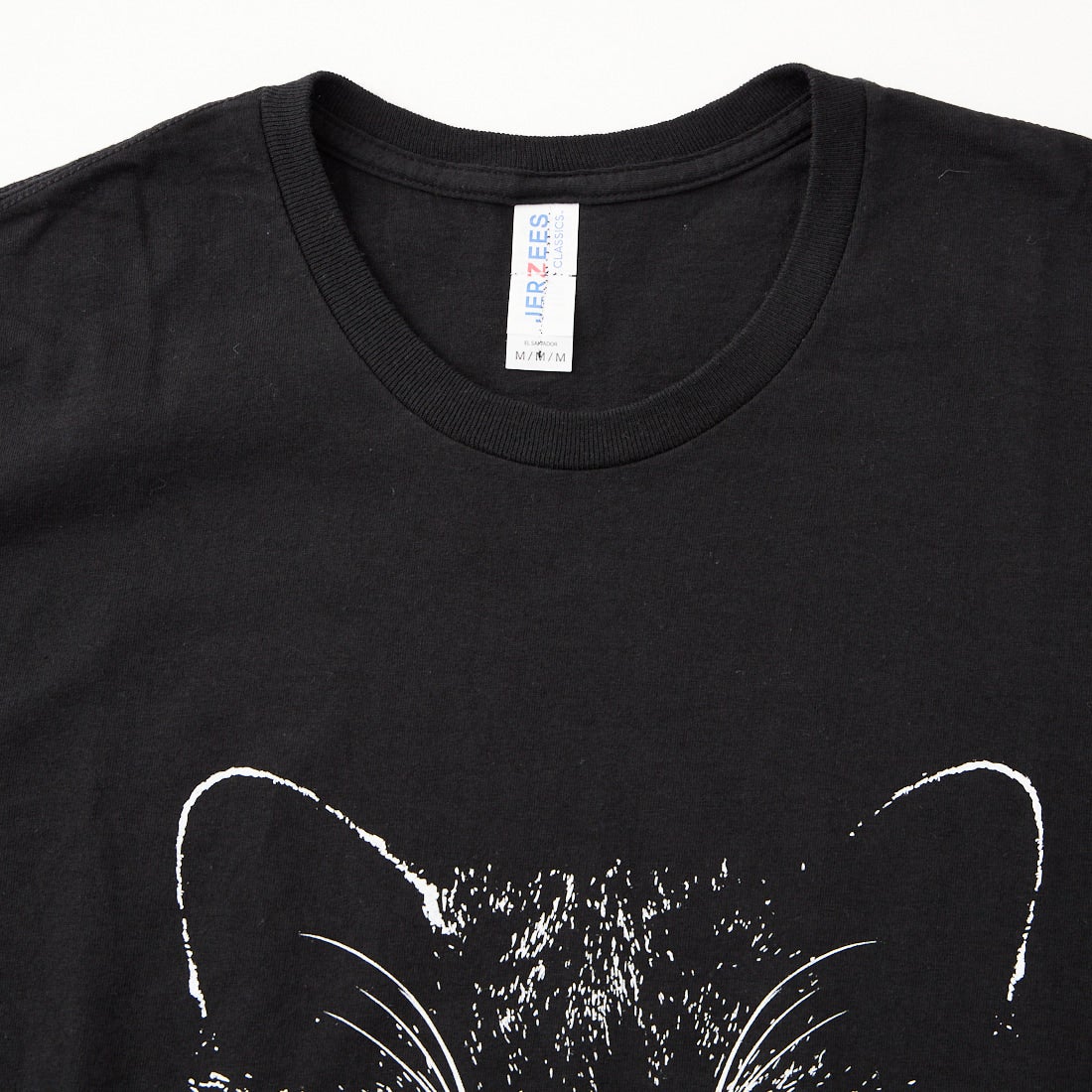 JERZEES [ジャージーズ] オッドアイキャット ショートスリーブTシャツ [JZ26S001] BLACK