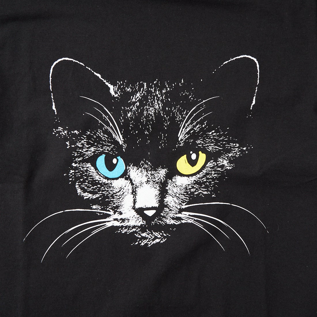 JERZEES [ジャージーズ] オッドアイキャット ショートスリーブTシャツ [JZ26S001] BLACK