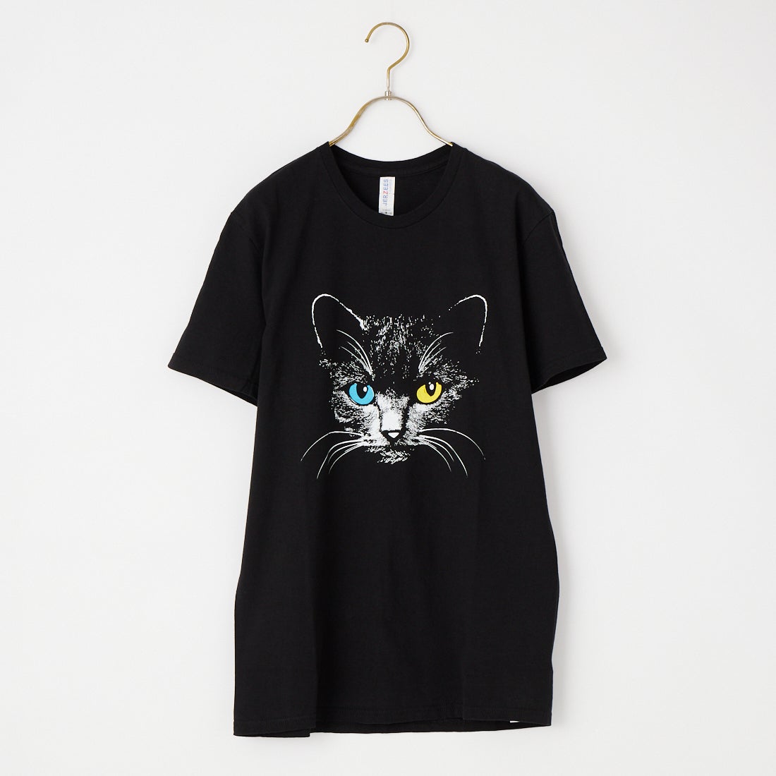 JERZEES [ジャージーズ] オッドアイキャット ショートスリーブTシャツ [JZ26S001] BLACK
