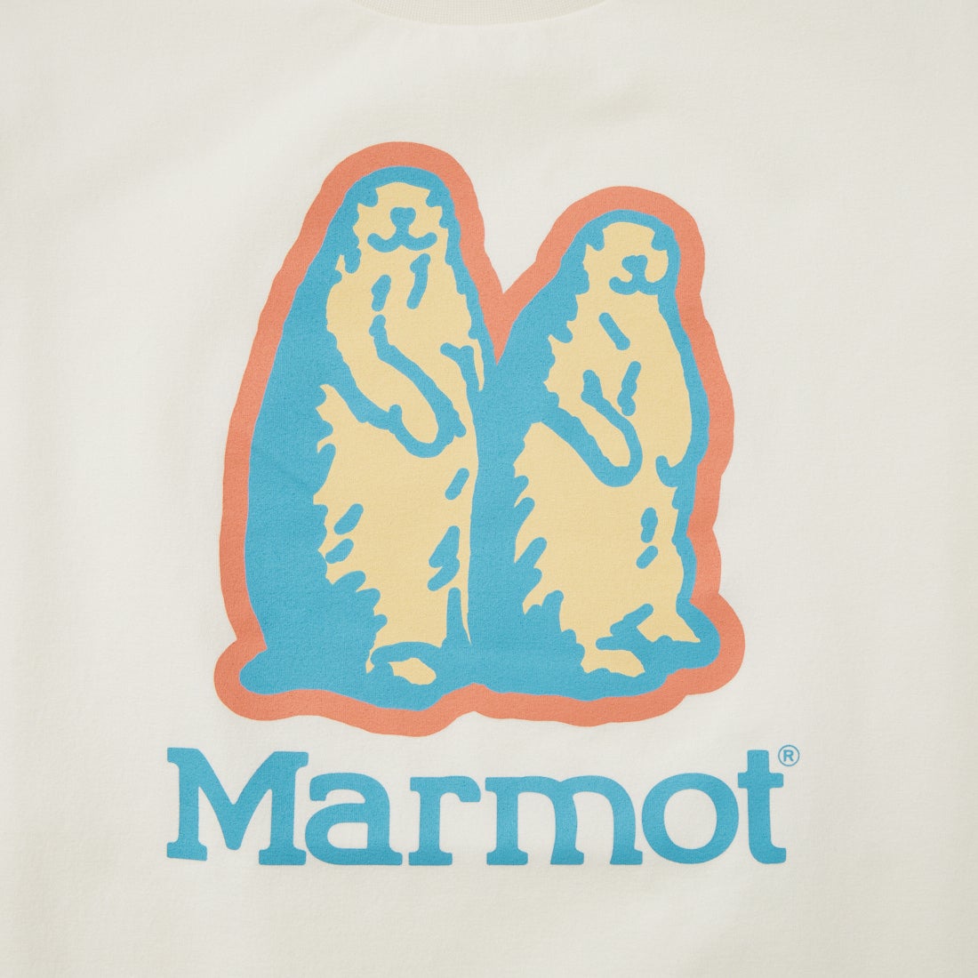 Marmot [マーモット] キッズ ザ マーモットTシャツ [MTSS26KST093] WHITE