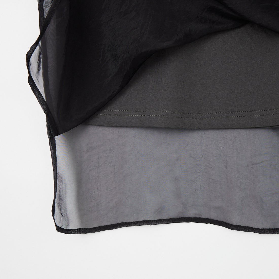 Kelen [ケレン] オーガンジーレイヤードワンピース SANOP [LKL25SOP2101] BLACK