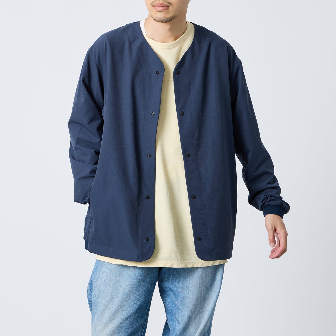 NVY&&モデル身長：168cm 着用サイズ：M&&