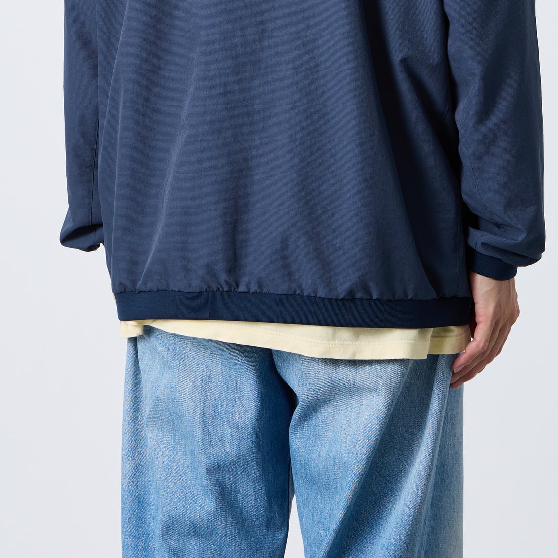 NANGA [ナンガ] ドットエア(R) コンフィーカーディガン [N2500-1T302A] NVY &&モデル身長：168cm 着用サイズ：M&&