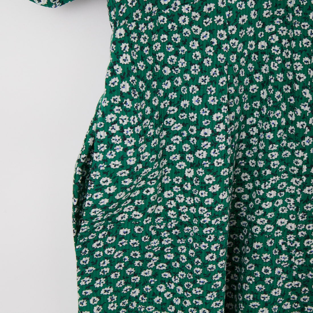 ne Quittez pas [ヌキテパ] コットンドビーストライプオールインワン [010861FS2] 65 GREEN