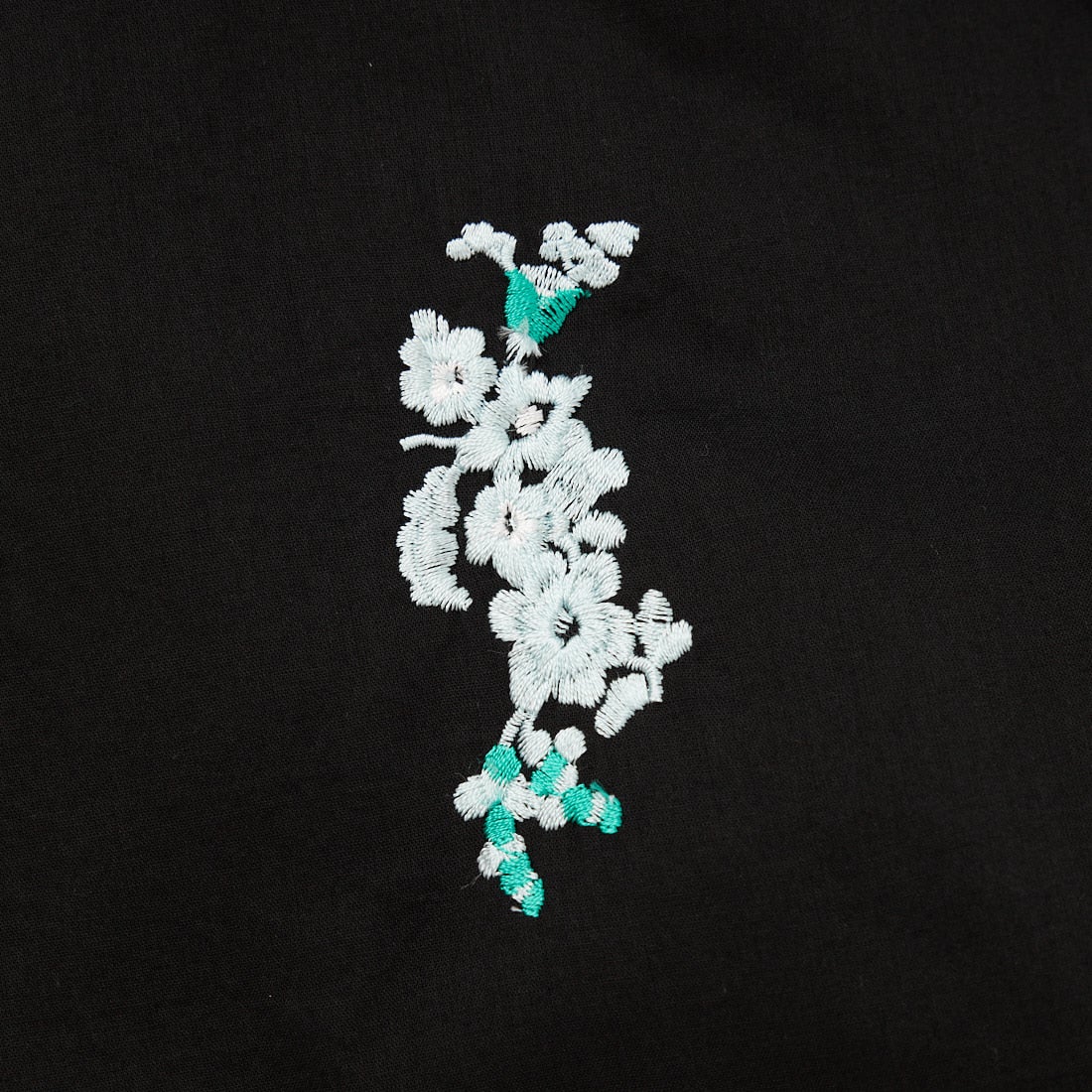 ne Quittez pas [ヌキテパ] ジャスミン刺繍 コットンボイルギャザーパンツ [010661WT3] 09 BLACK