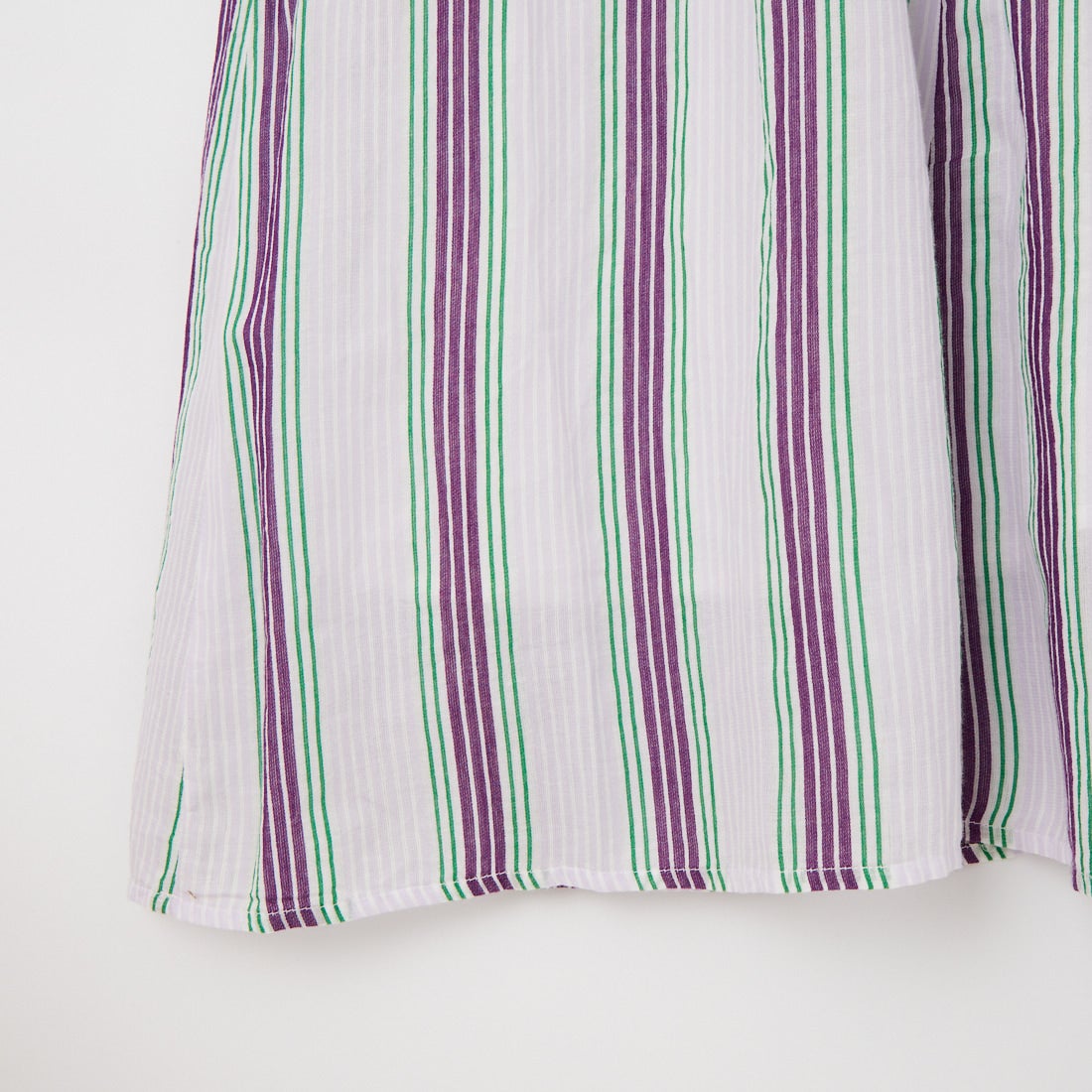 ne Quittez pas [ヌキテパ] コットンボイルストライプギャザードレス [010441GR3] 81 LILAC