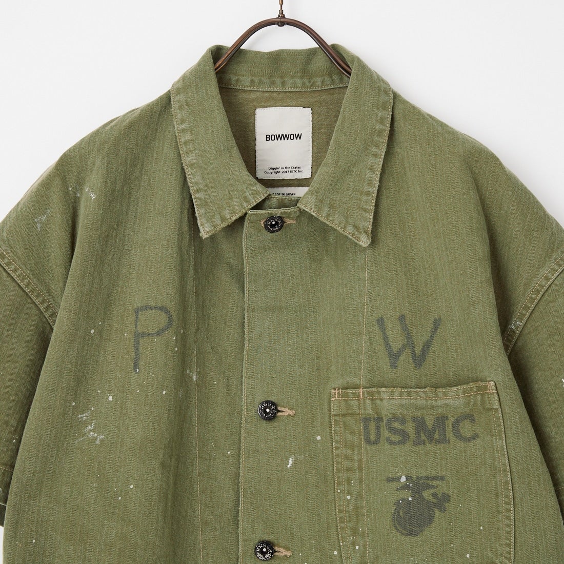 BOW WOW [バウワウ] PW P-41ヘリンボーンツイルジャケット [BW261-PP4HS] OD