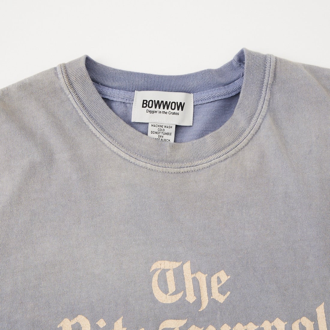 BOW WOW [バウワウ] THE DITC JOURNAL エイジドTシャツ [BW261-DJT] EGGPLANT