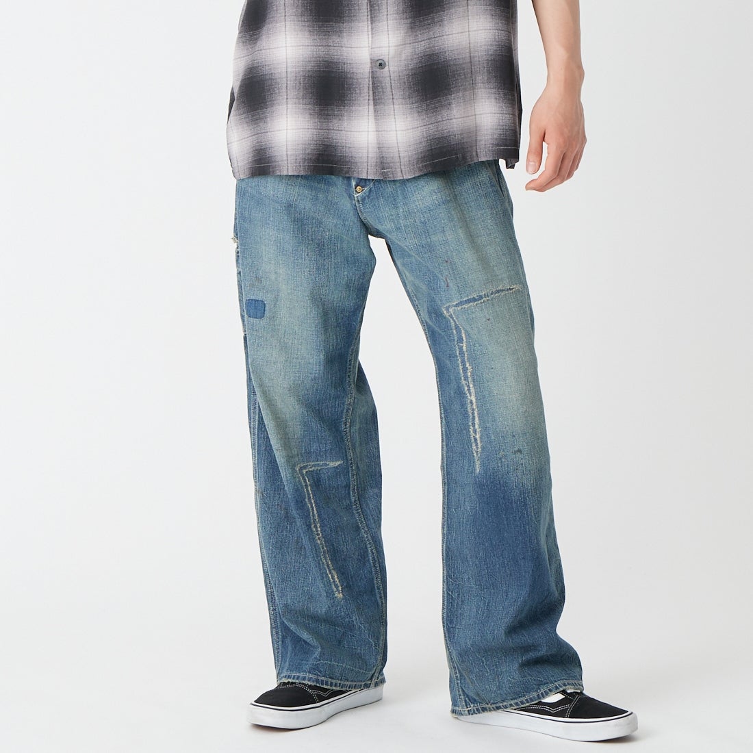 INDIGO&&モデル身長：177cm 着用サイズ：L&&
