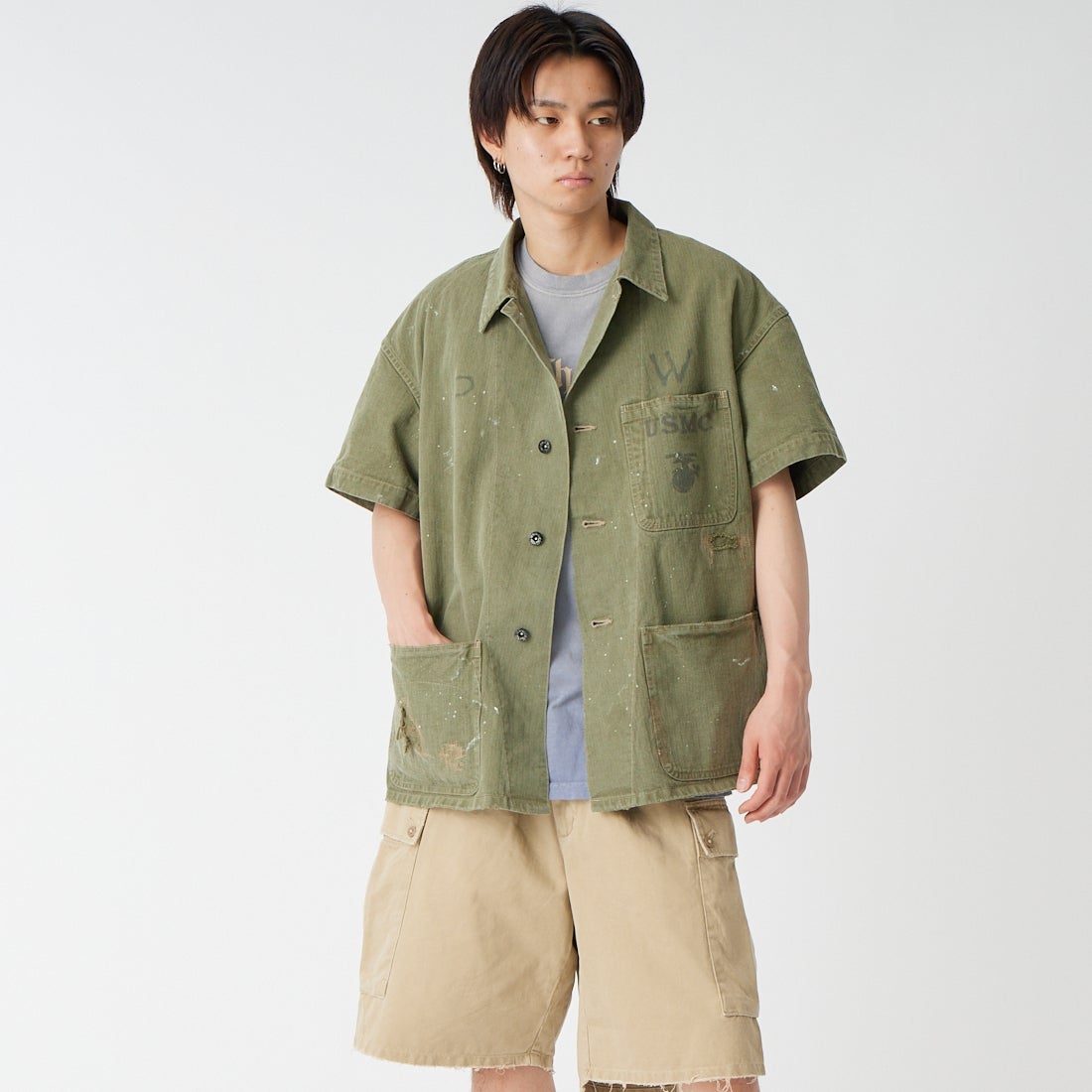 OD&&モデル身長：177cm 着用サイズ：L&&