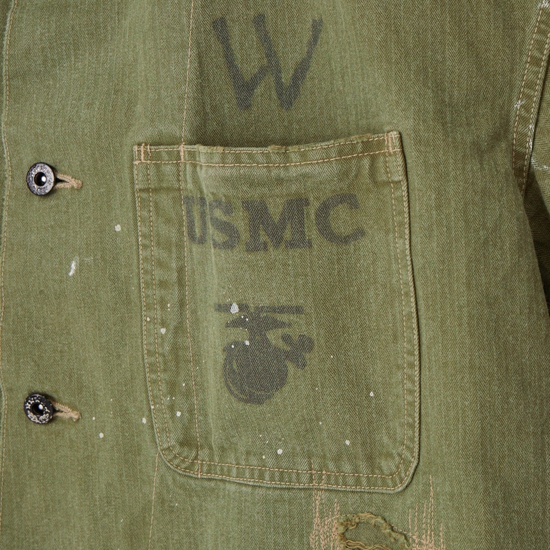 BOW WOW [バウワウ] PW P-41ヘリンボーンツイルジャケット [BW261-PP4HS] OD