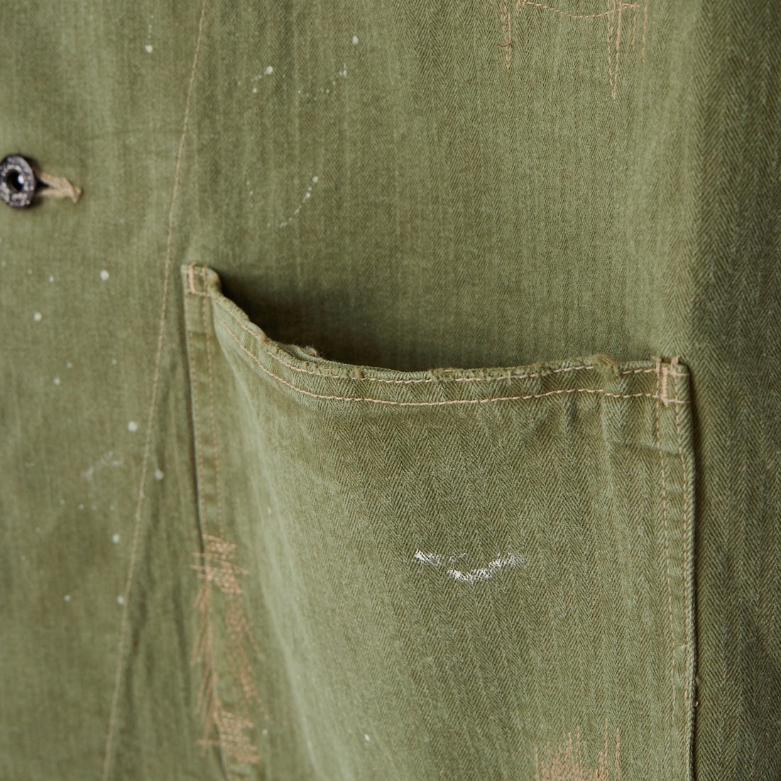 BOW WOW [バウワウ] PW P-41ヘリンボーンツイルジャケット [BW261-PP4HS] OD