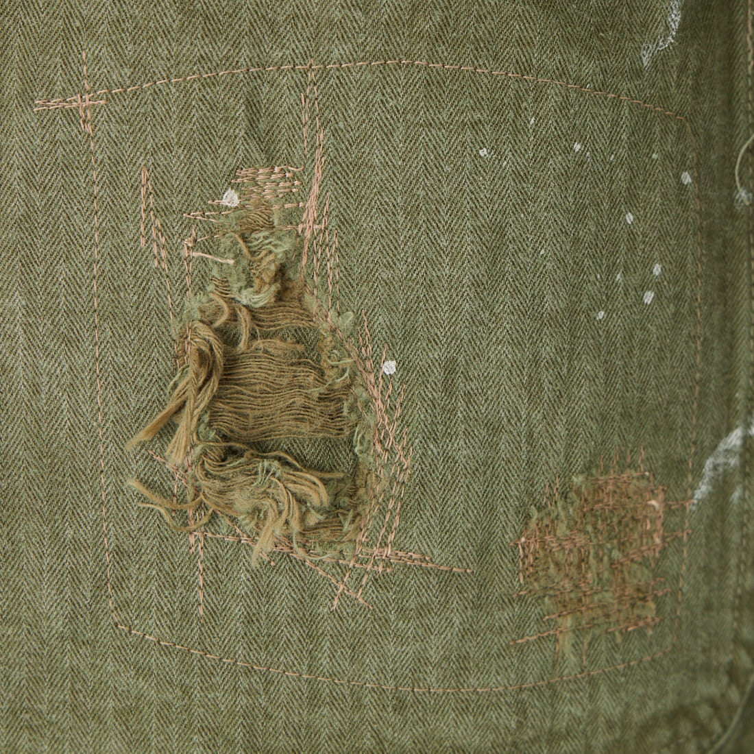 BOW WOW [バウワウ] PW P-41ヘリンボーンツイルジャケット [BW261-PP4HS] OD