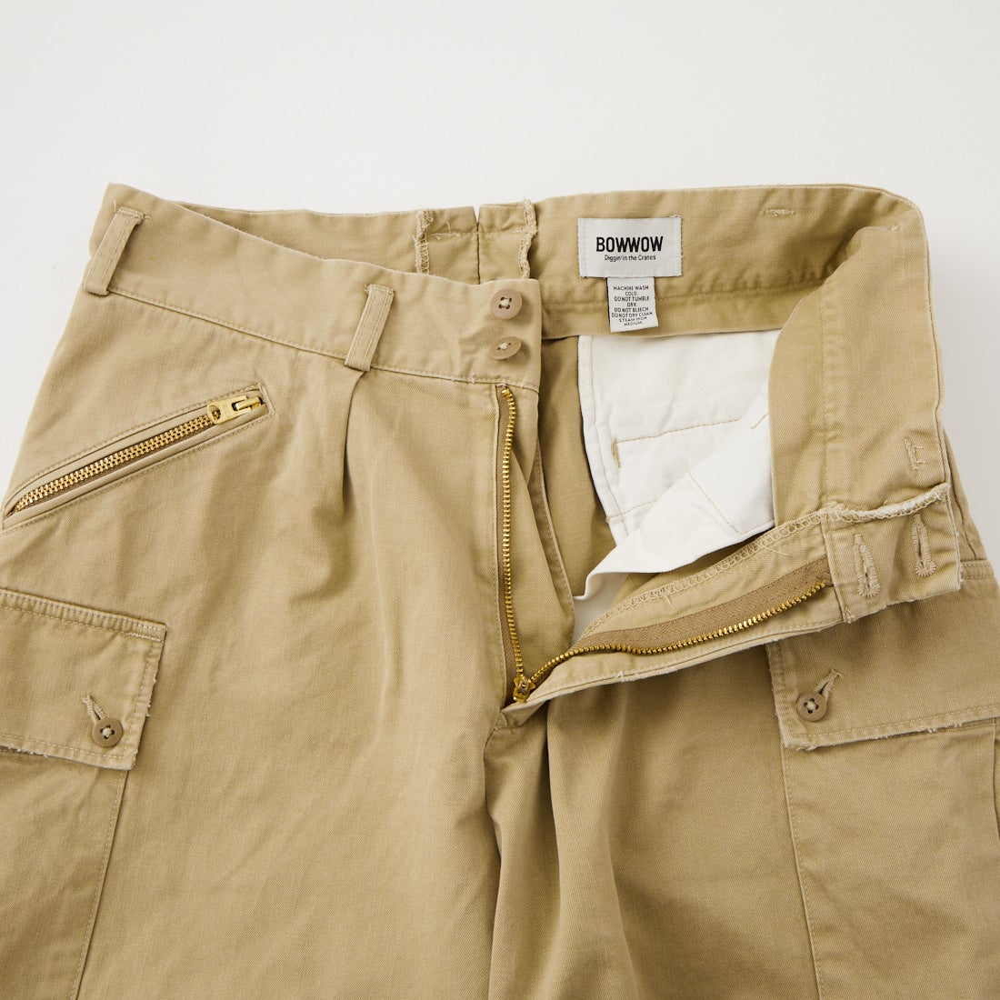 BOW WOW [バウワウ] US ARMY エイジドマウンテントルーパーショーツ [BW261-AMTS] KHAKI