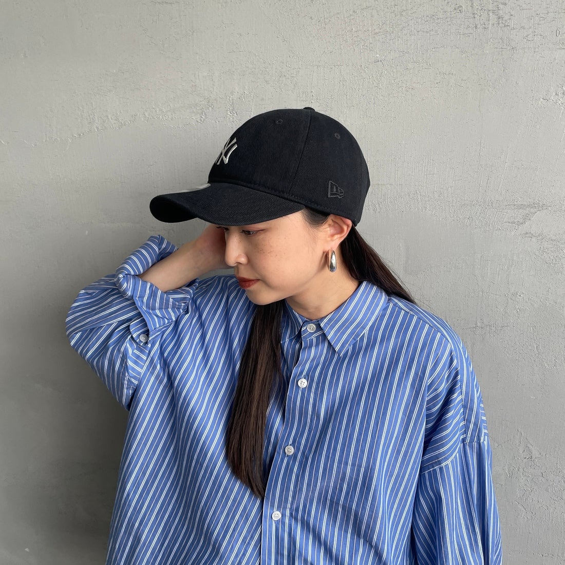 NEW ERA [ニューエラ] 別注 9TWENTY ベースボールキャップ ニューヨーク・ヤンキース [15201228-JF] DUCK BLACK