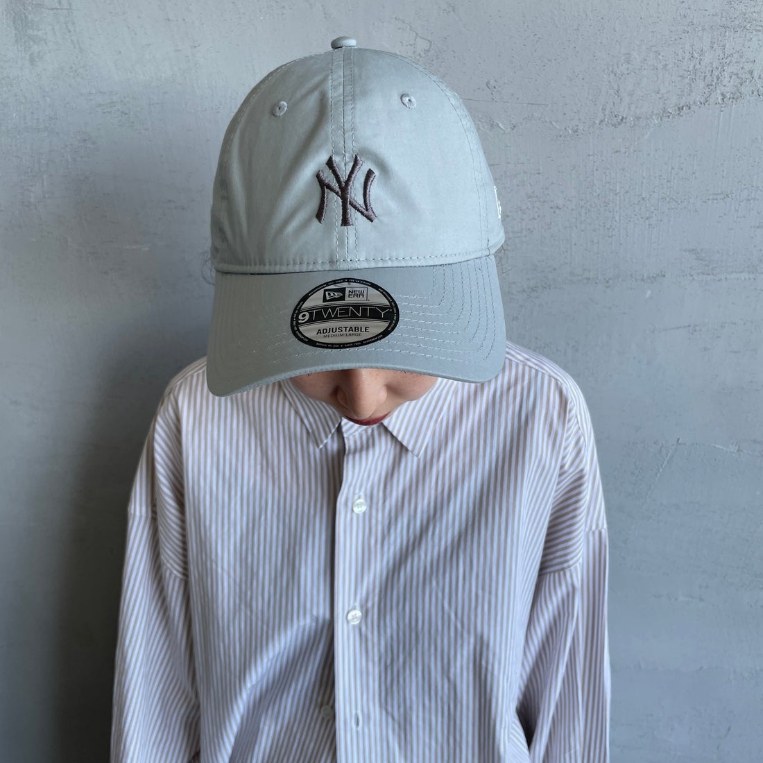 NEW ERA [ニューエラ] 別注 9TWENTY ベースボールキャップ ニューヨーク・ヤンキース [15201227-JF] ST GRAY