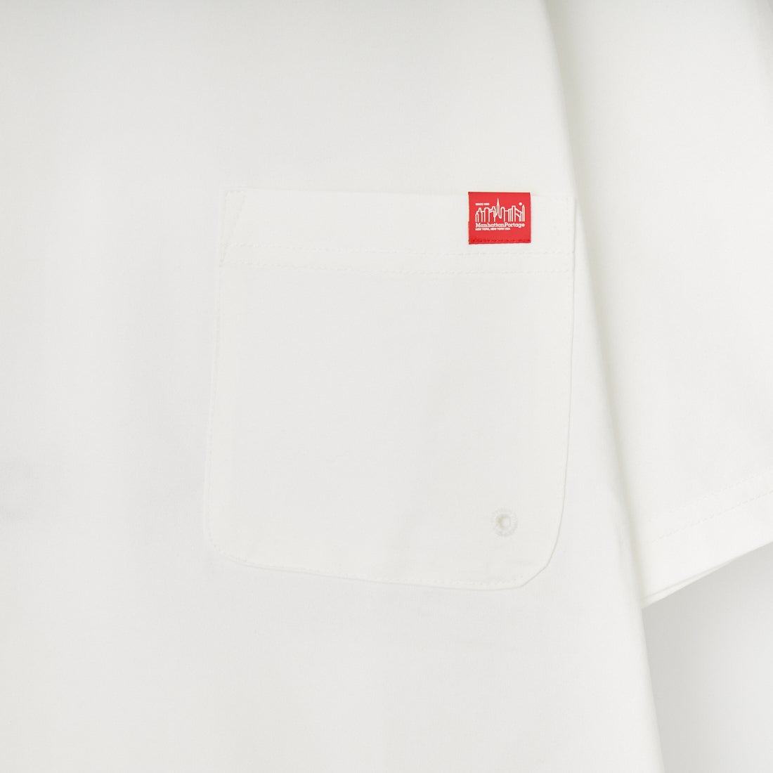 MANHATTAN PORTAGE [マンハッタンポーテージ] ﾒｯｼｭ切替ｸﾙｰﾈｯｸTｼｬﾂ [26SSMP-IN80-JF] WHITE