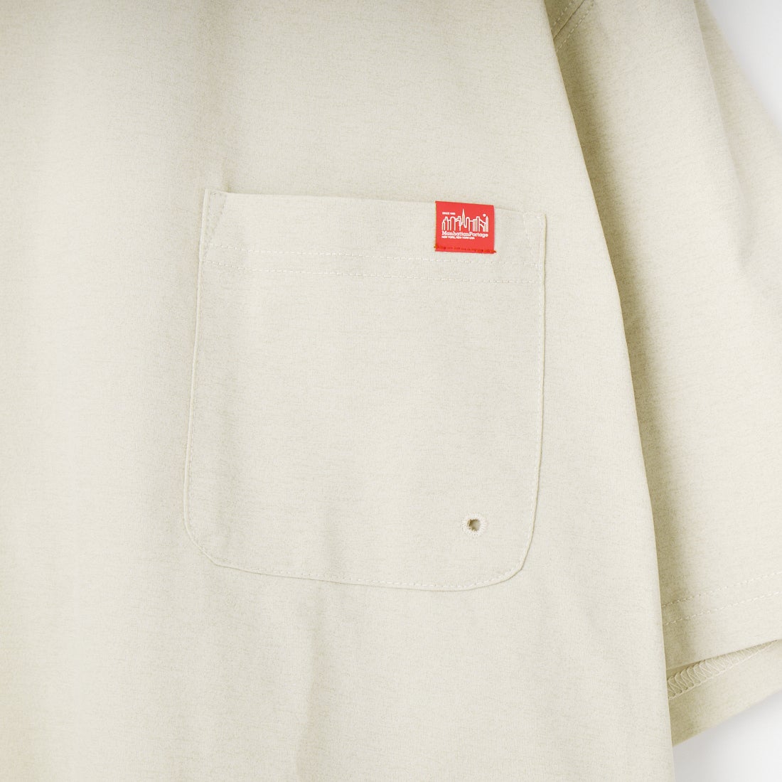 MANHATTAN PORTAGE [マンハッタンポーテージ] ﾒｯｼｭ切替ｸﾙｰﾈｯｸTｼｬﾂ [26SSMP-IN80-JF] L.BEIGE