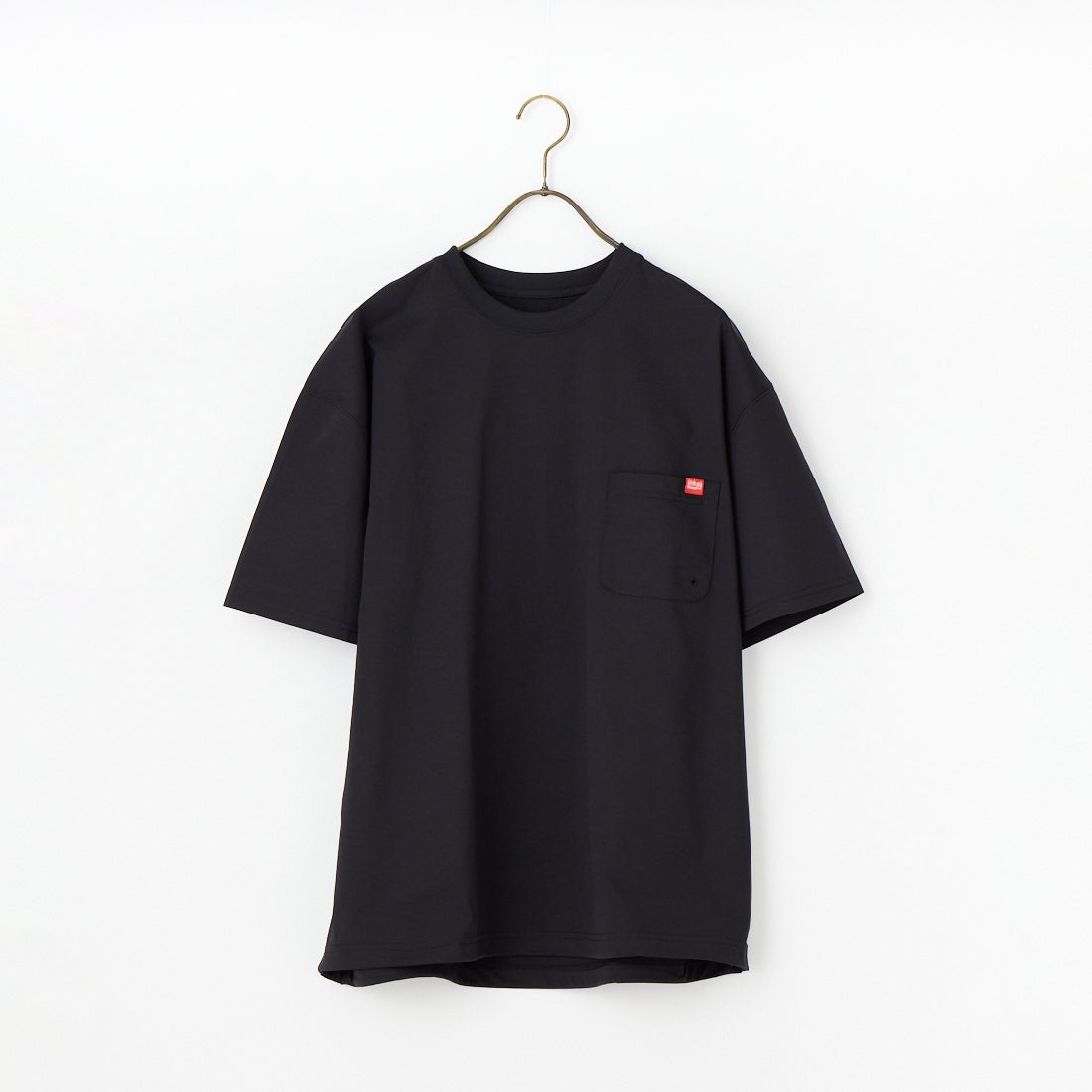 MANHATTAN PORTAGE [マンハッタンポーテージ] ﾒｯｼｭ切替ｸﾙｰﾈｯｸTｼｬﾂ [26SSMP-IN80-JF] BLACK
