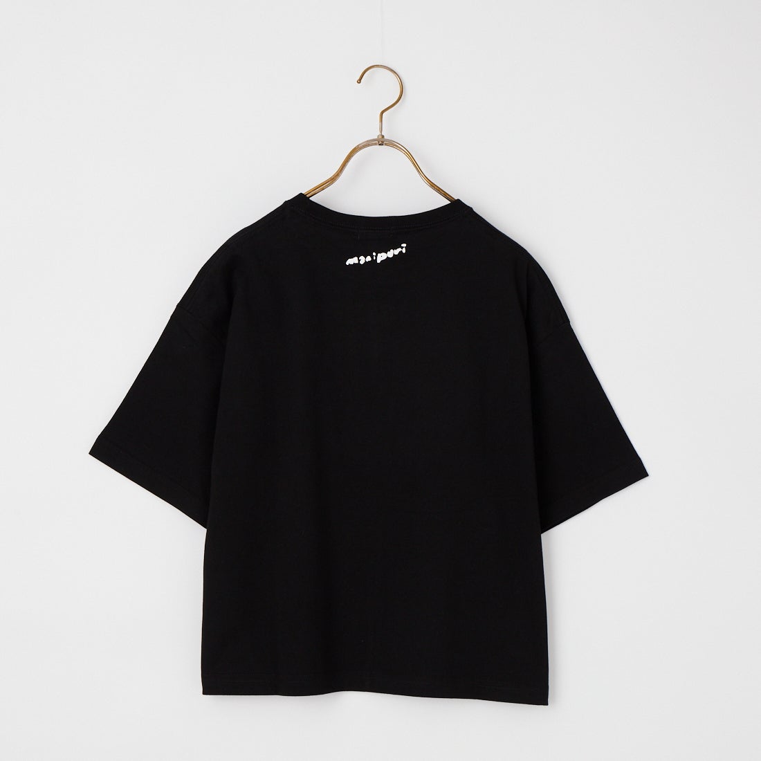 manipuri [マニプリ] 半袖Tシャツ ロゴ [0161423016] 01 BLACK