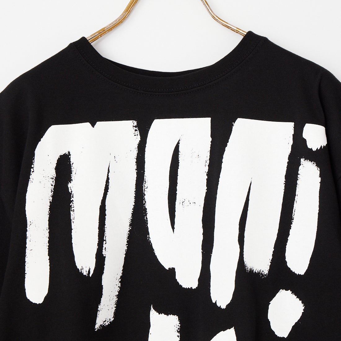 manipuri [マニプリ] 半袖Tシャツ ロゴ [0161423016] 01 BLACK
