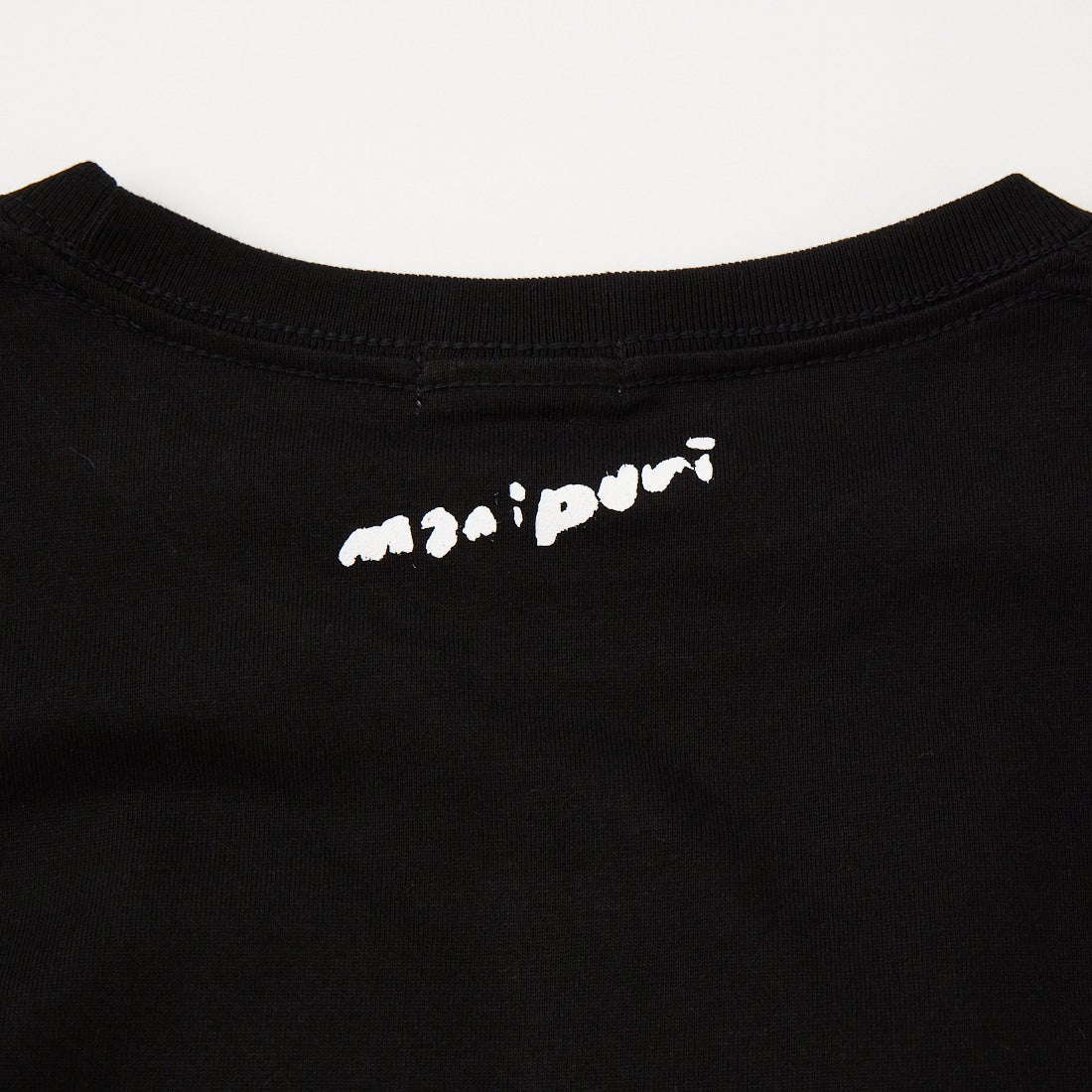 manipuri [マニプリ] 半袖Tシャツ ロゴ [0161423016] 01 BLACK