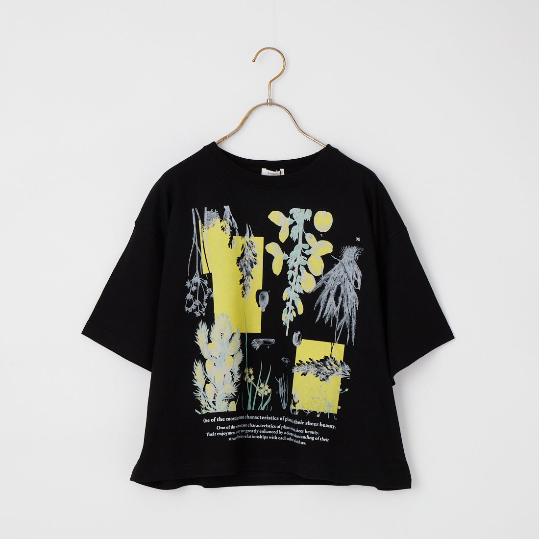 manipuri [マニプリ] 半袖Tシャツ ボタニカル [0161423002]｜ジーンズ