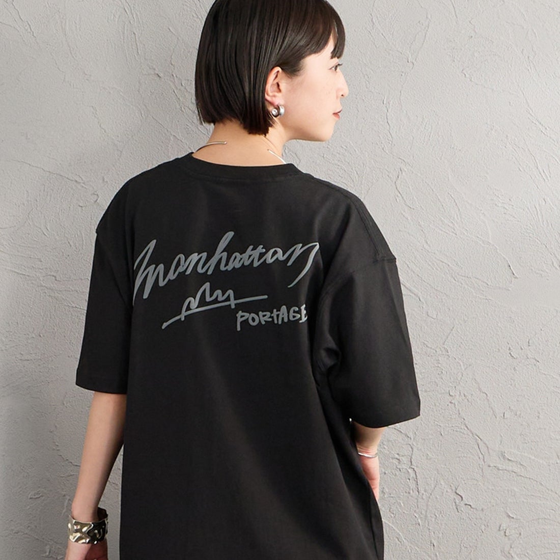 BLACK&&モデル身長：150cm 着用サイズ：S&&