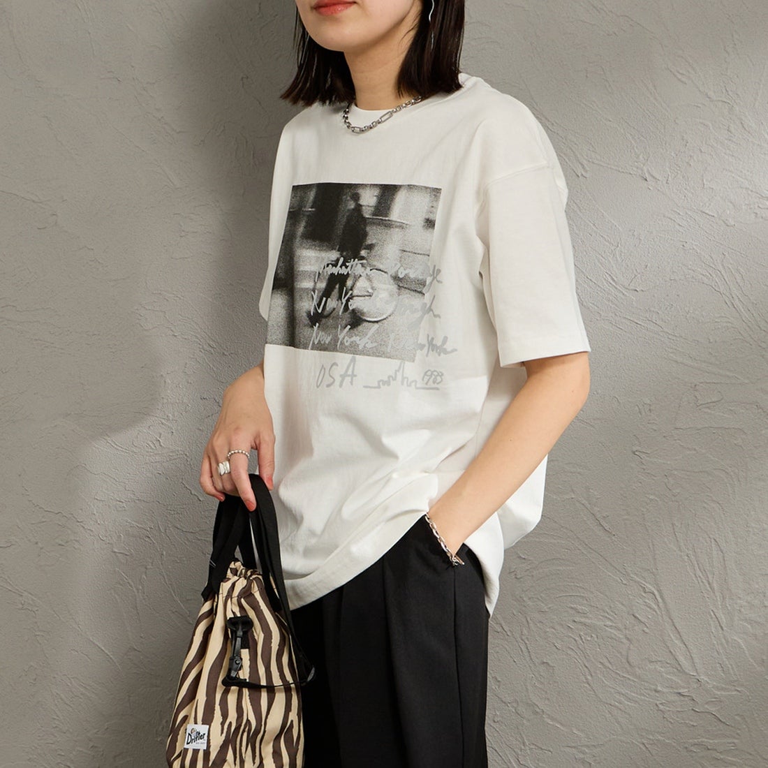 WHITE&&モデル身長：160cm 着用サイズ：S&&