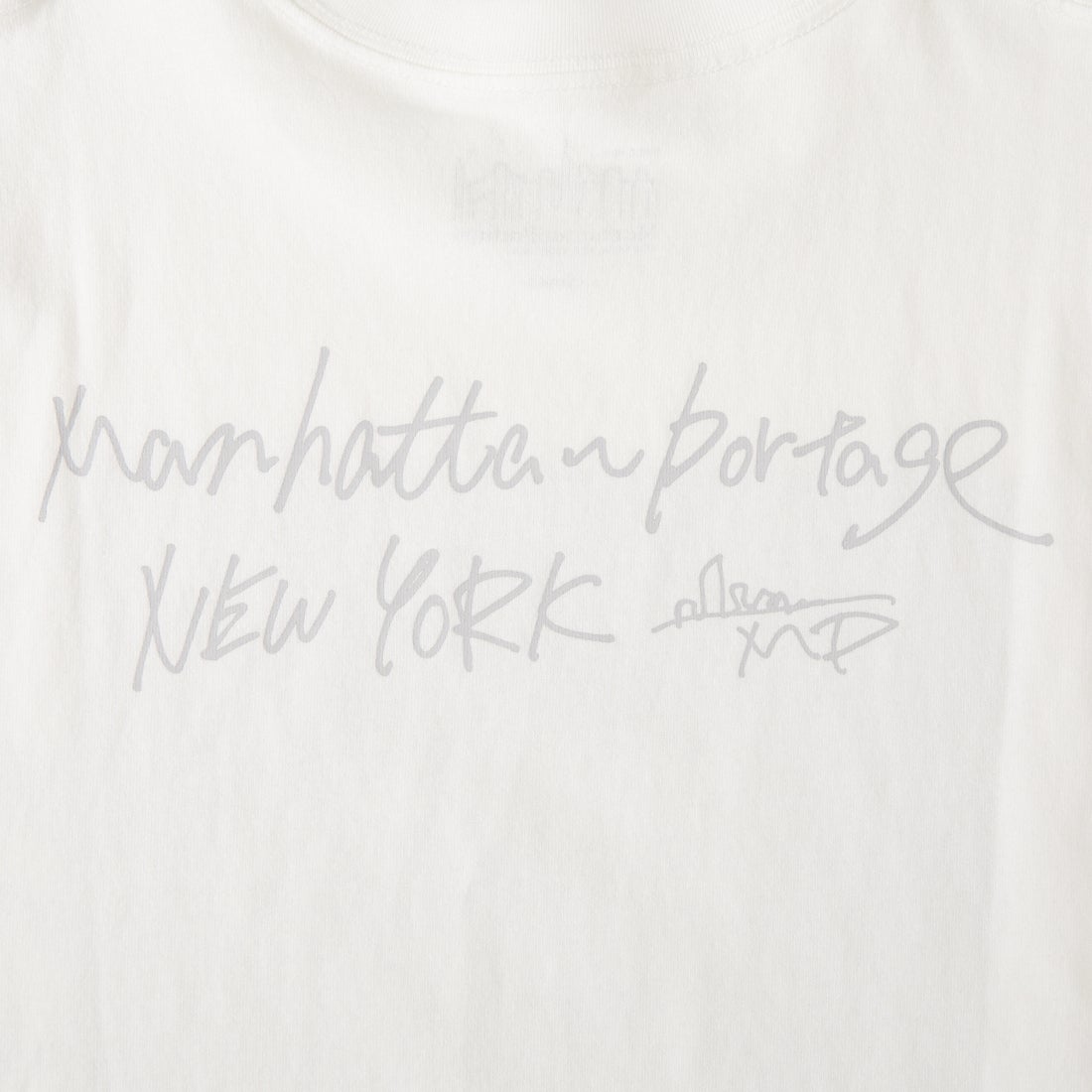 MANHATTAN PORTAGE [マンハッタンポーテージ] 別注 フォトプリントTシャツ [26SSMP-IN82-JF] WHITE