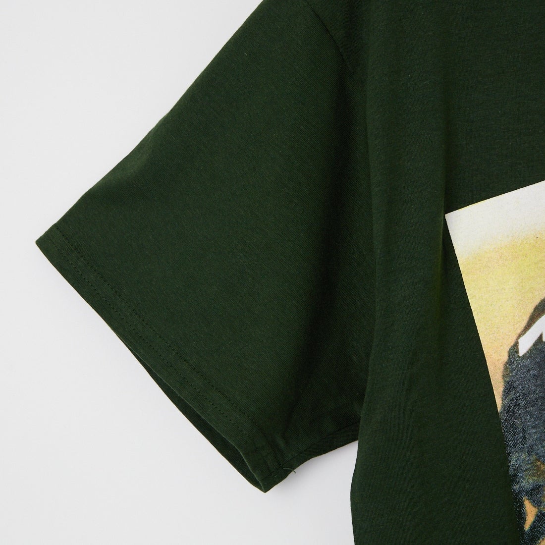 MUSIC TEE [ミュージックティー] ショートスリーブプリントTシャツ [PARKLIFE-ALUBUM] GREEN