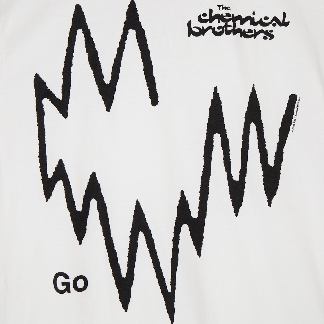 MUSIC TEE [ミュージックティー] ショートスリーブプリントTシャツ [GO] WHITE