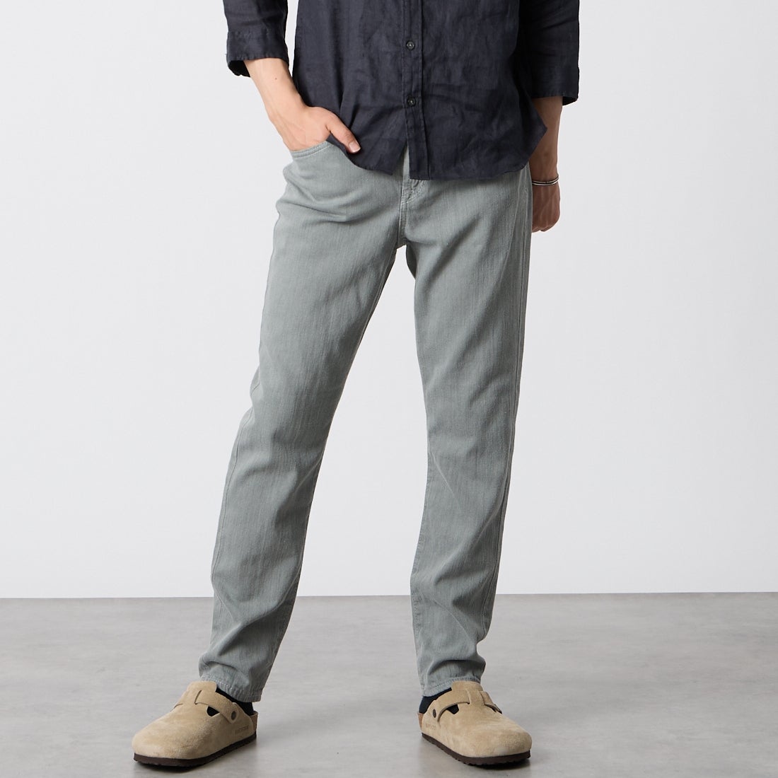 YANUK [ヤヌーク] テーパード Resort PHILIP [57261212] WMG &&モデル身長：177cm 着用サイズ：M&&